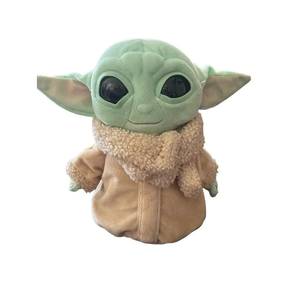 Star Wars Tan Green Mandalorian Baby Yoda The Child Grogu Plush Toy